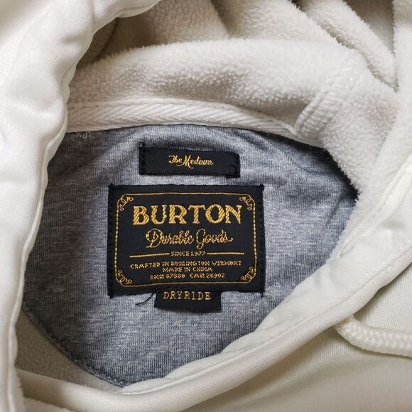 Burton Women Size Medium Heron Pullover Hoodie Sweater Dry Ride - Picture 3 of 12